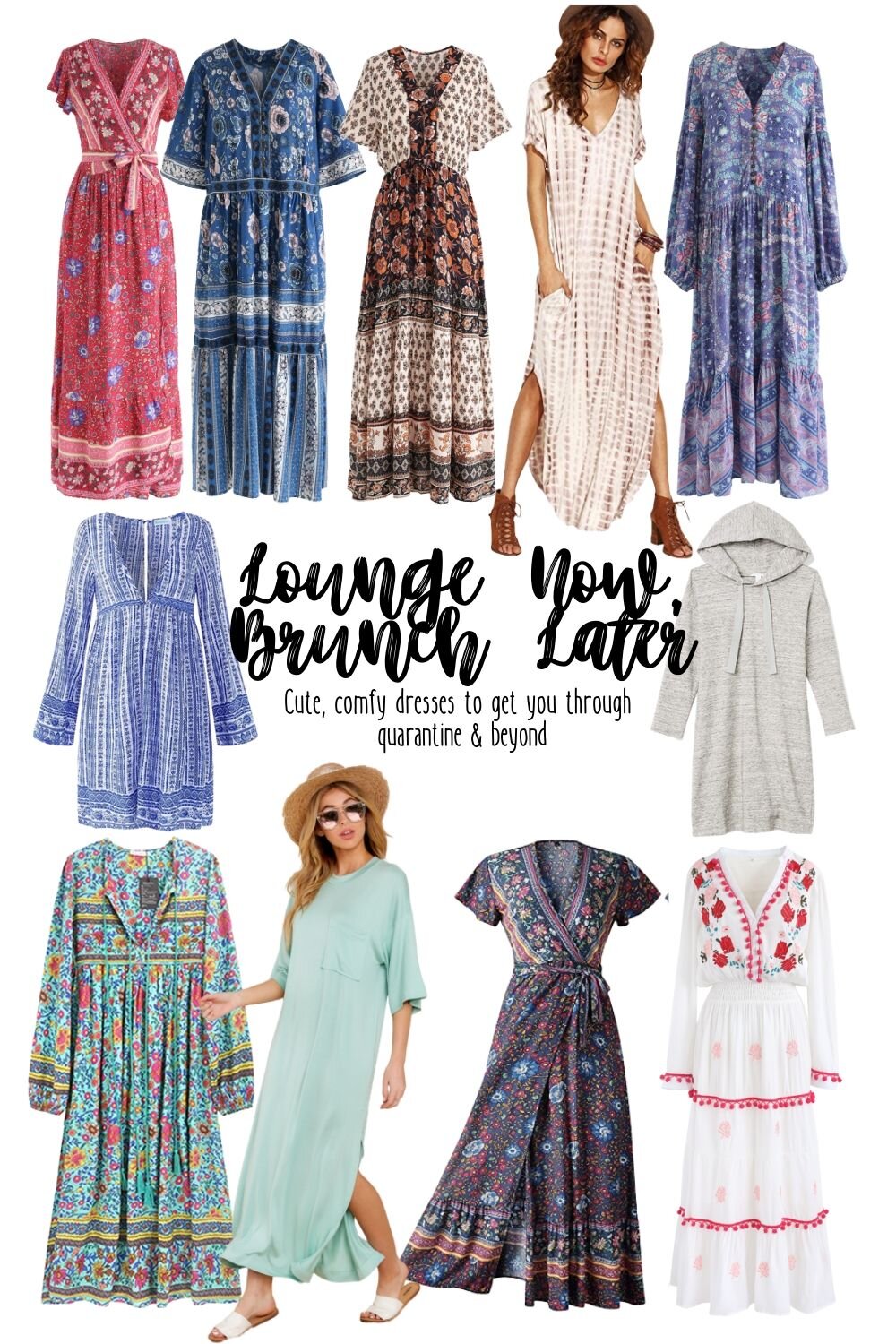 Lounge Now, Brunch Later: Cute Comfy Dresses — Olivia Shea Style