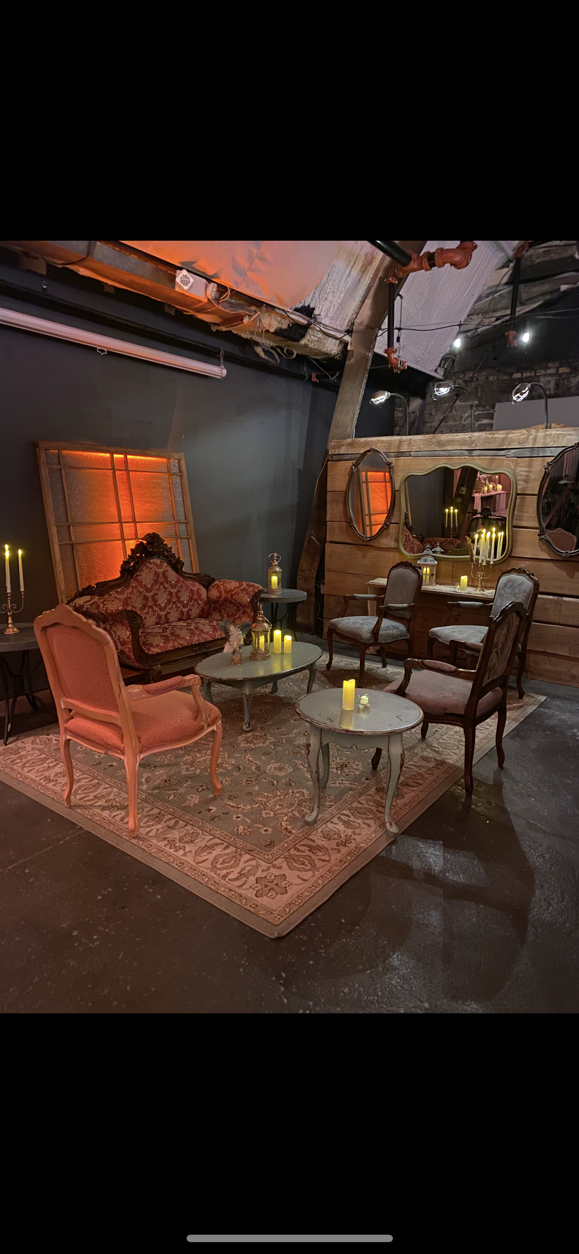 Vintage Furniture Lounge ($500.00)