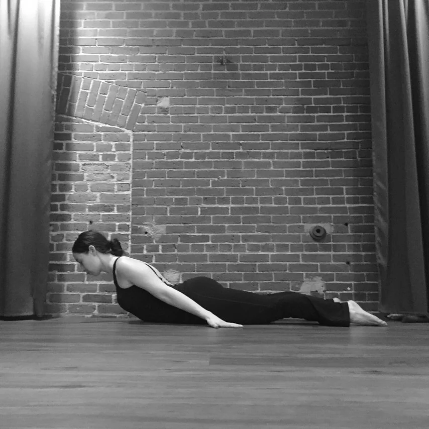 Laurel Marsh - Salabhasana with feet down