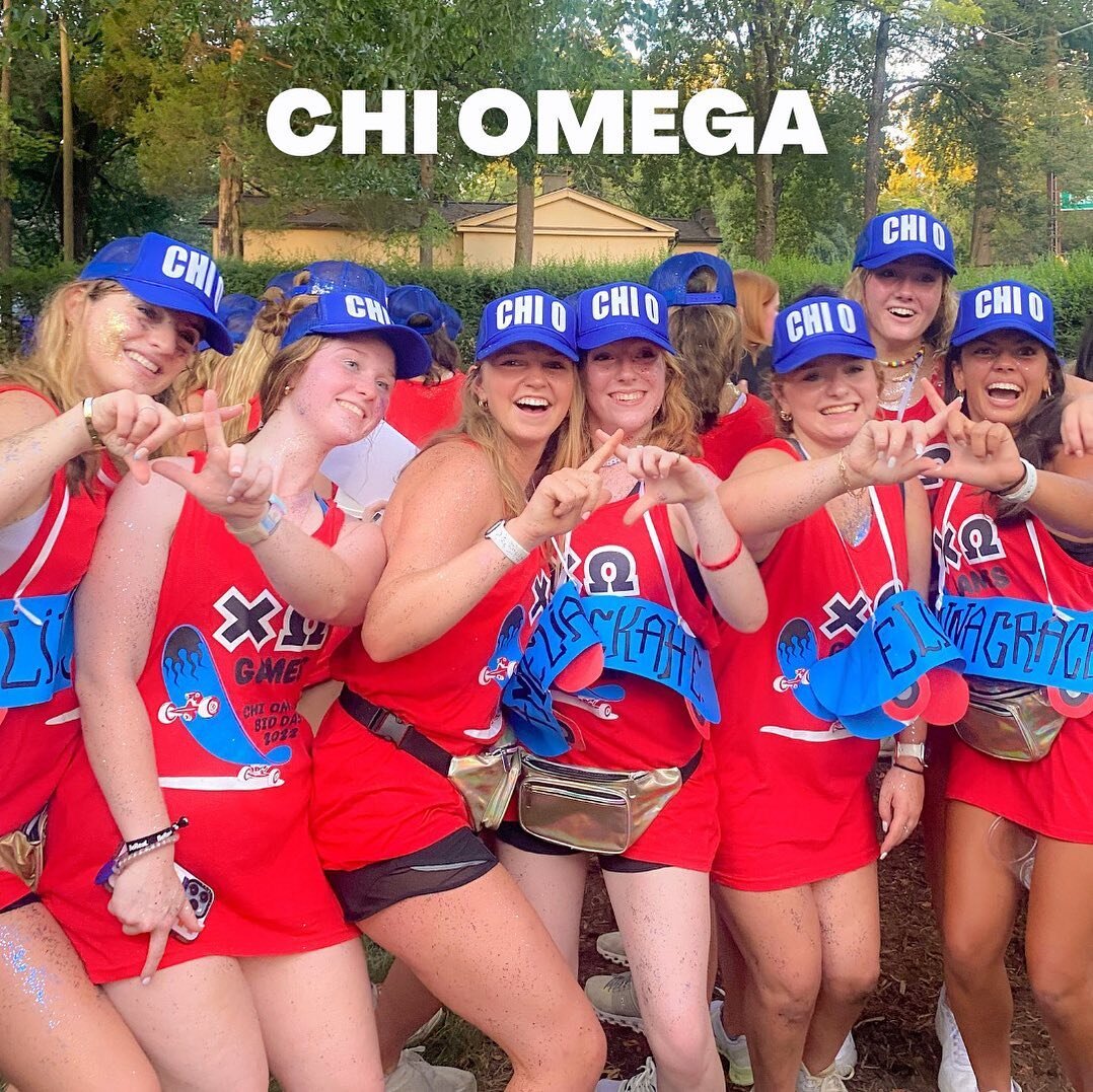 MEET OUR CHAPTERS: Chi Omega🤗🫶🏻

Hello from everyone at Chi O! Chi Omega was established at UNC in 1923 and we are so excited to celebrate 100 years of XO!
&nbsp;
More than friends, we're a family. From the moment you walk through our doors, you'l