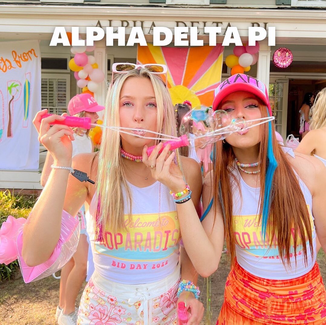 MEET OUR CHAPTERS: Alpha Delta Pi 🤗🫶🏻

Welcome to Alpha Delta Pi! ADPi was founded in 1851 and it was originally the first secret society for women called the Adelphean Society. The core values that ADPi was built upon include scholarship, leaders