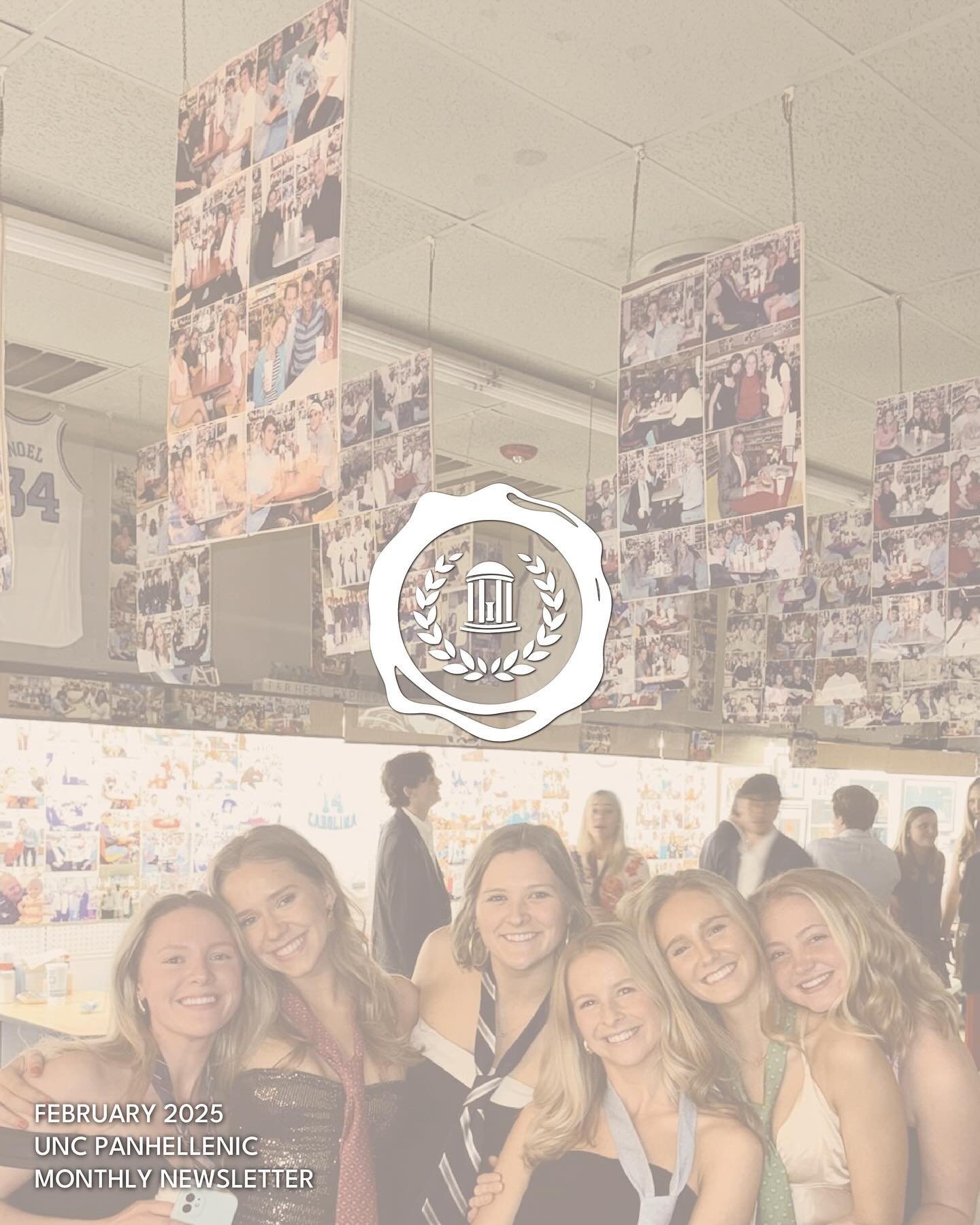 February was packed and we soaked up every moment💗

In the February newsletter you can find - behind the letters, upcoming point opportunities, and Panhellenic exec contacts.

Feel free to reach out with any questions - keep dropping off dresses at 