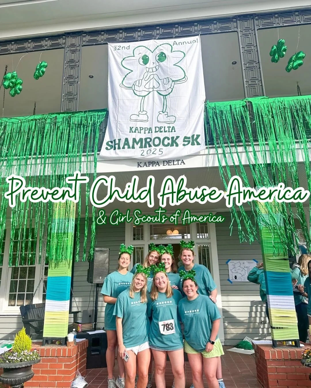 Today we wanted to highlight Kappa Delta&rsquo;s philanthropy, Prevent Child Abuse America and Girl Scouts of America🍀💚

Their chapter is locally connected to the Center for Child and Family Health (CCFH), and they host two main events throughout t