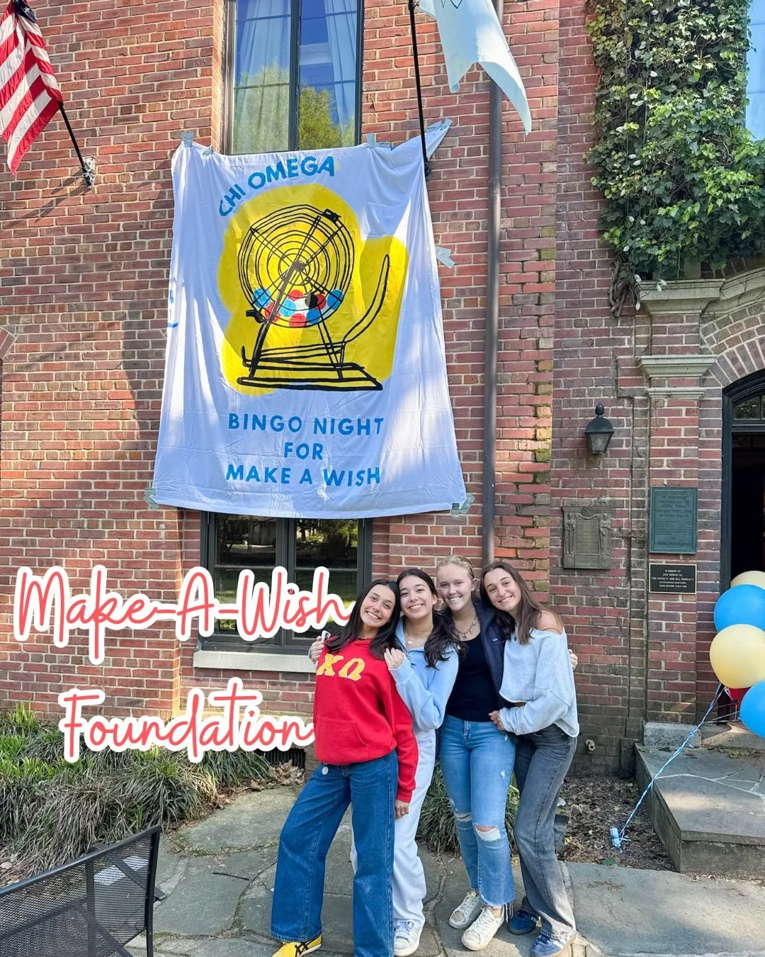 In honor of World Wish Month, we wanted to highlight Chi Omega&rsquo;s philanthropic efforts towards the Make-A-Wish Foundation💫💙

Throughout the year, Chi O hosts a variety of events to help raise money for kids with critical illnesses across East