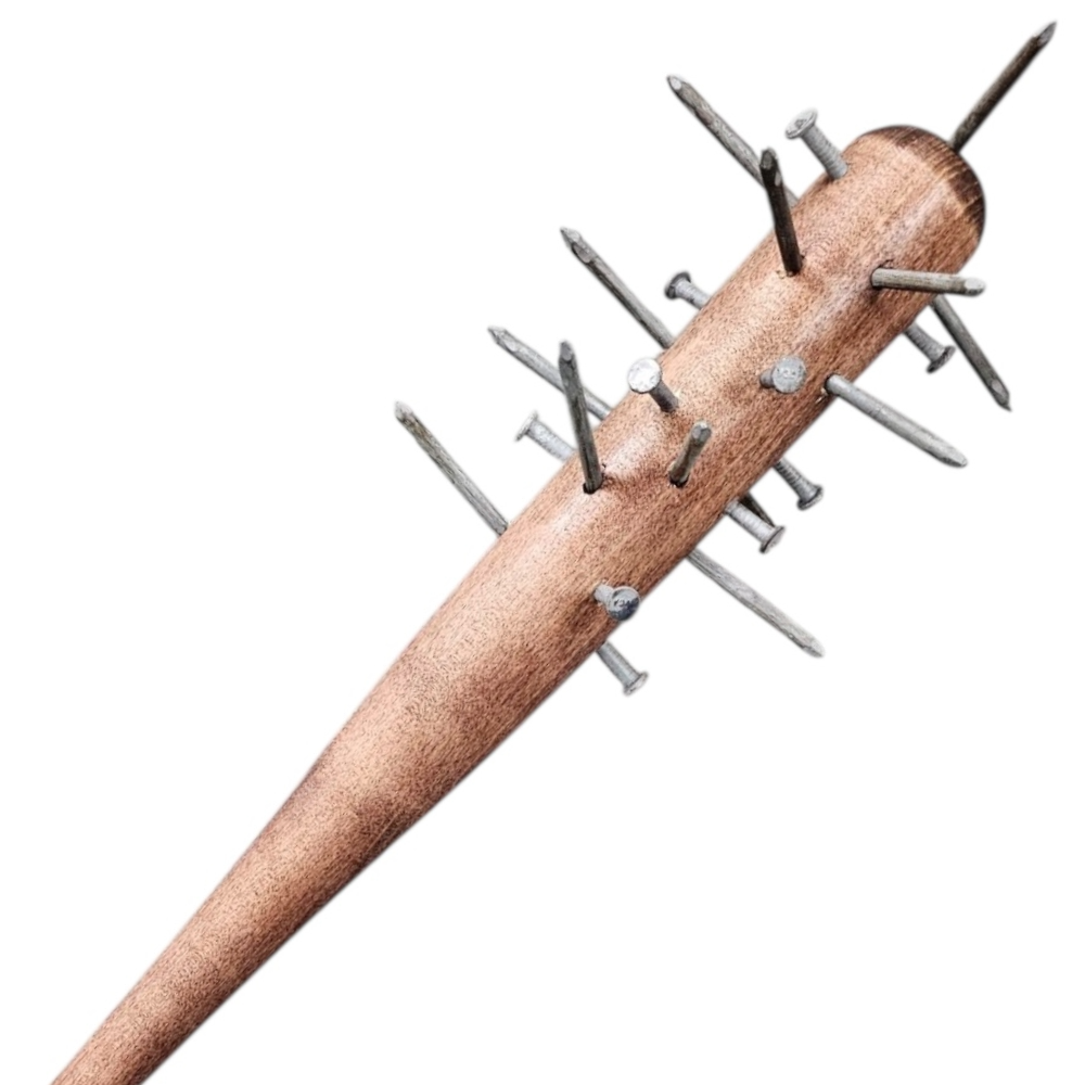 Steve Harrington Nail Bat Replica Prop – Iconic Spiked Baseball Bat with Nails