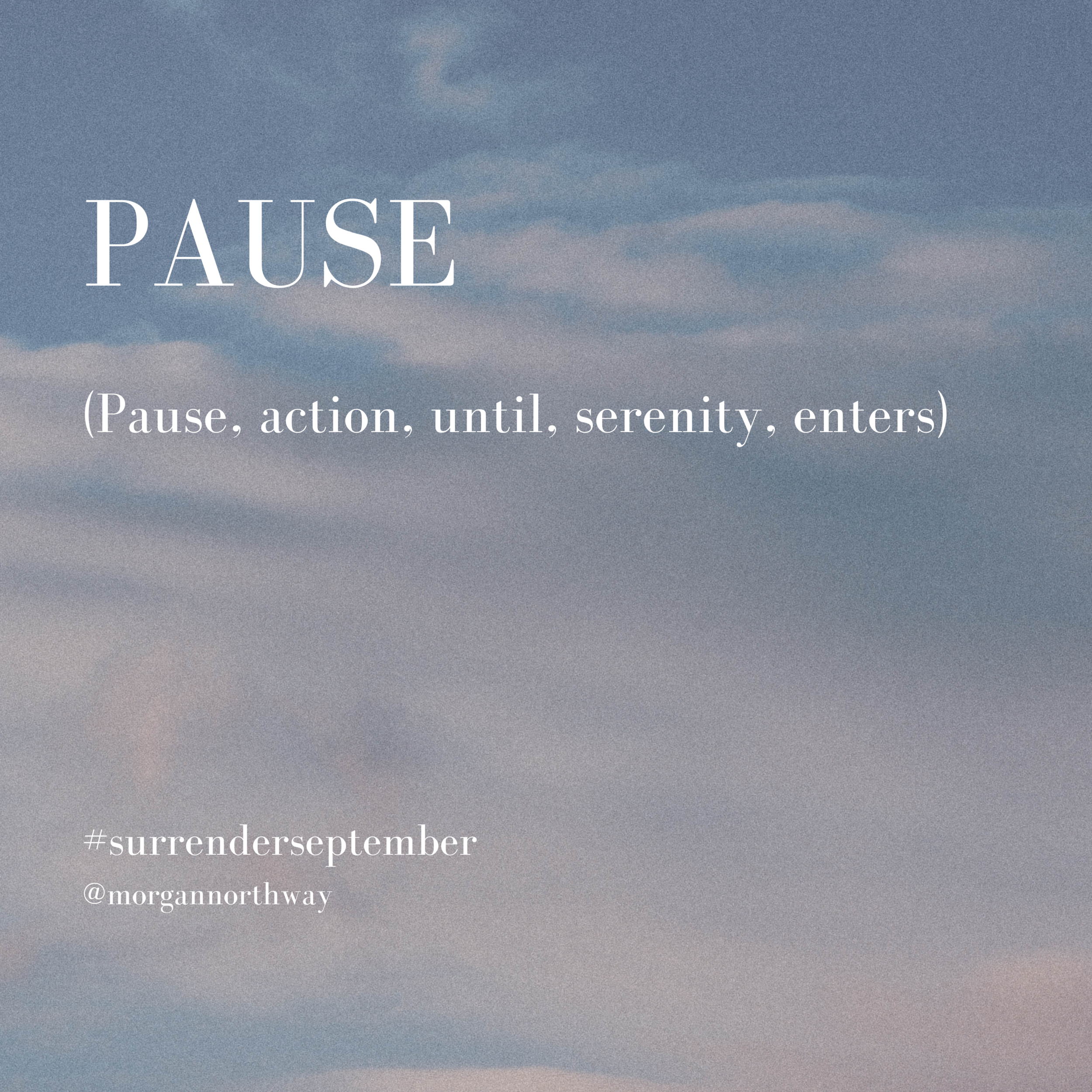 In the Pause
