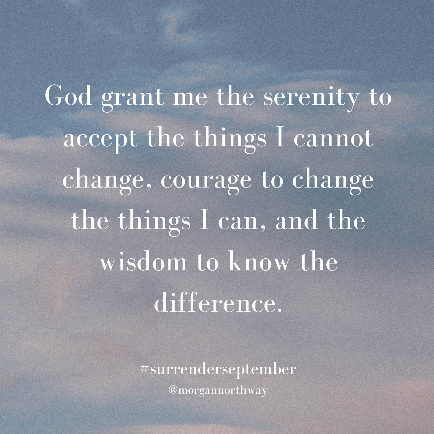 The Practice of Surrender