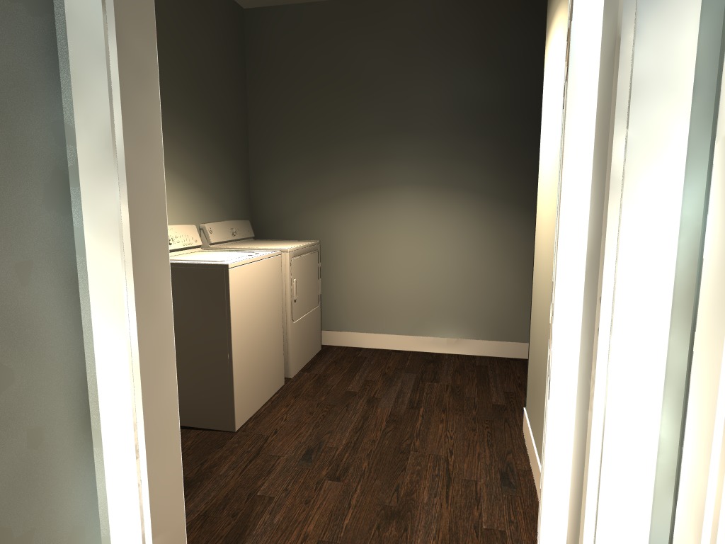 Laundry Room 3D Render