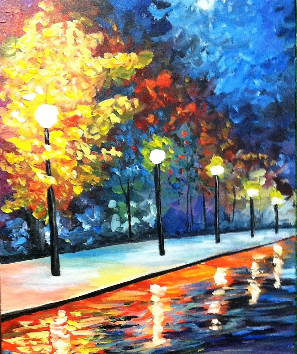 Street Lights Painting Workshop