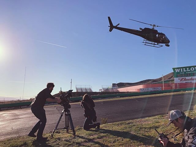 Rad day at work. Get to the chopper!