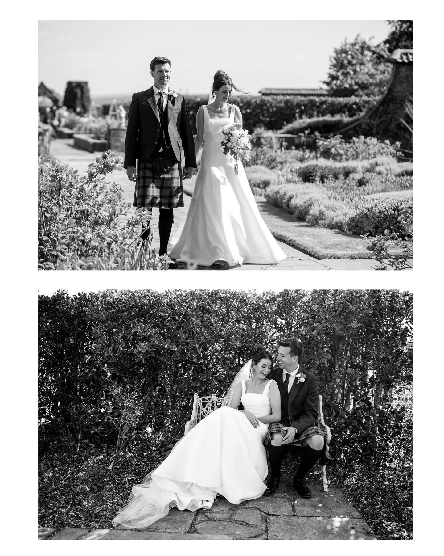 The gorgeous Alison and Nick have prompted a long overdue return to my grid! They were lucky enough to snag a hot, sunny wedding day a few weeks ago at glamorous Greywalls, with their wee boy and immediate family joining in the celebrations. 
⠀⠀⠀⠀⠀⠀⠀