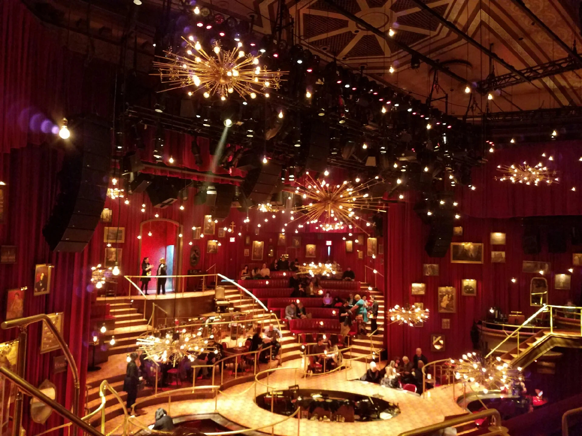 A view of the stage