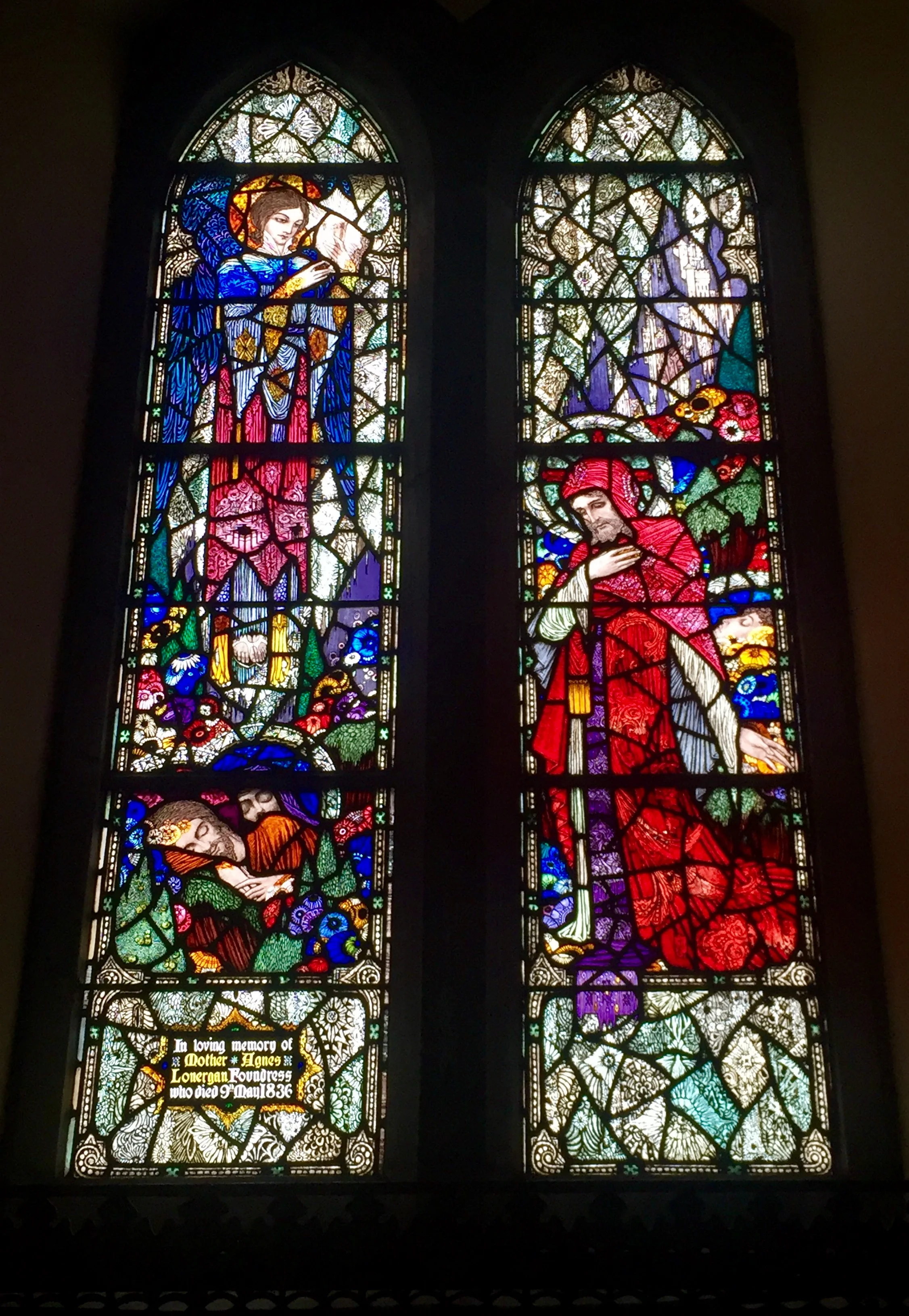 One of my favorite of the Harry Clark windows of Diseart