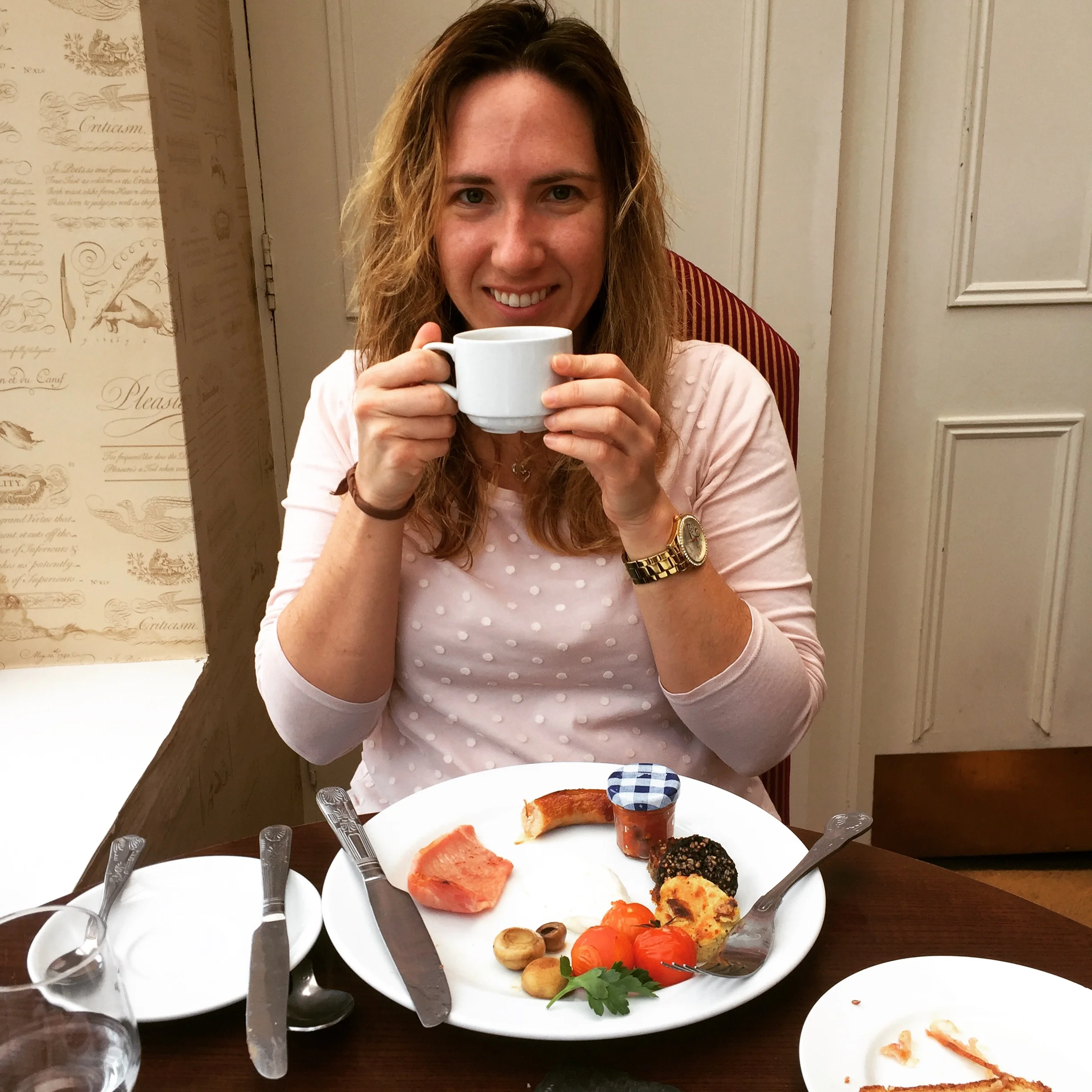Traditional Irish breakfast at Ariel House