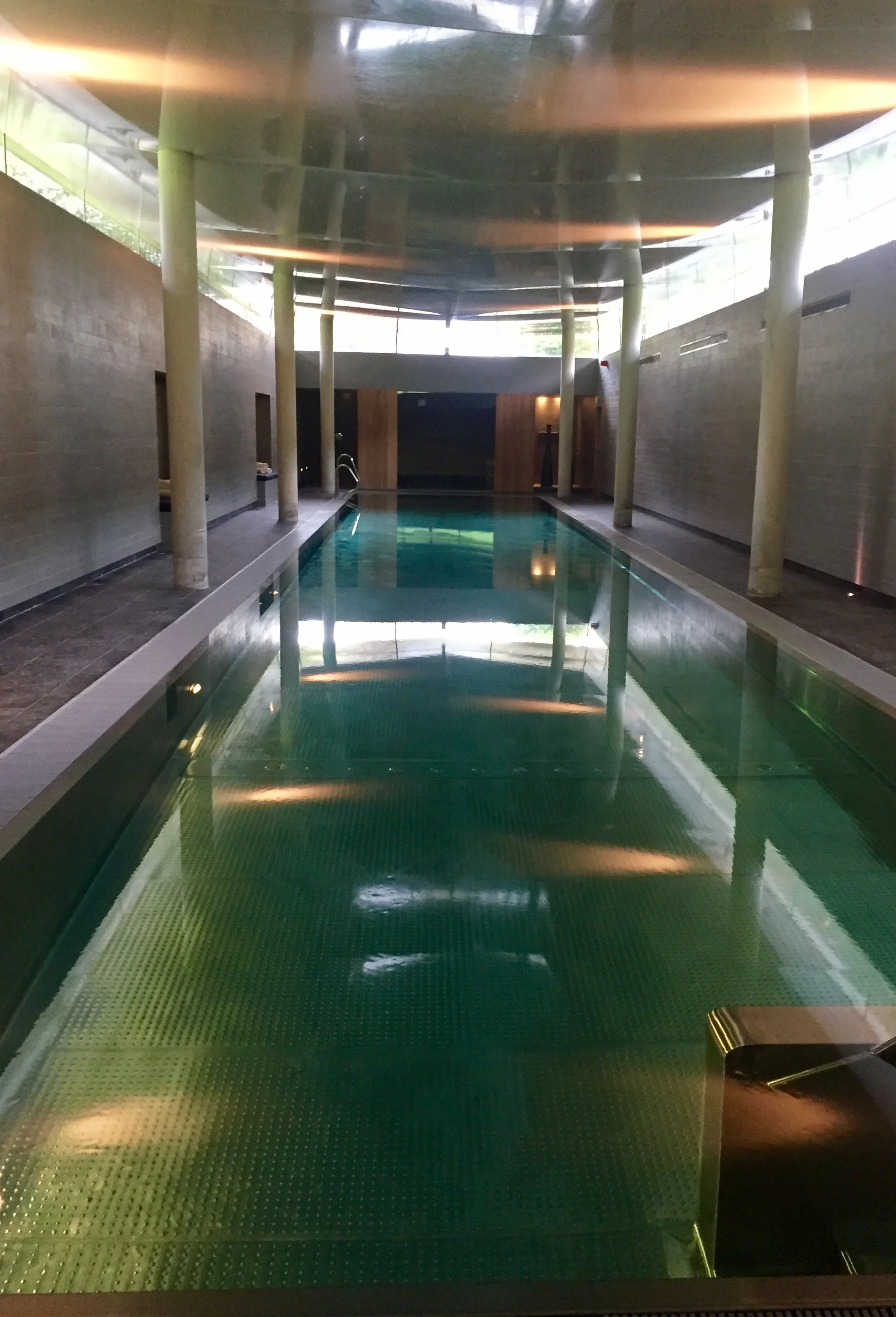 The pool at the spa