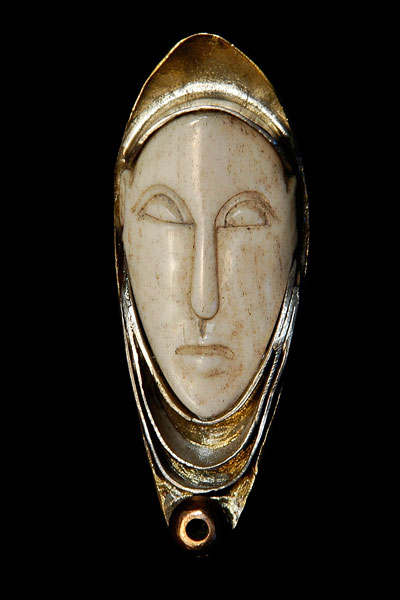 IVORY FACE PENDANT