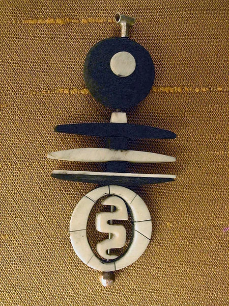 Ebony & Ivory Pendant #2