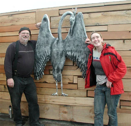 Heron Sculpture