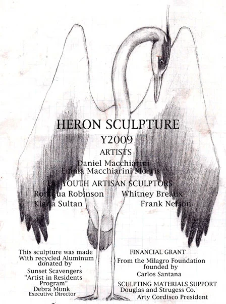 Heron Sculpture