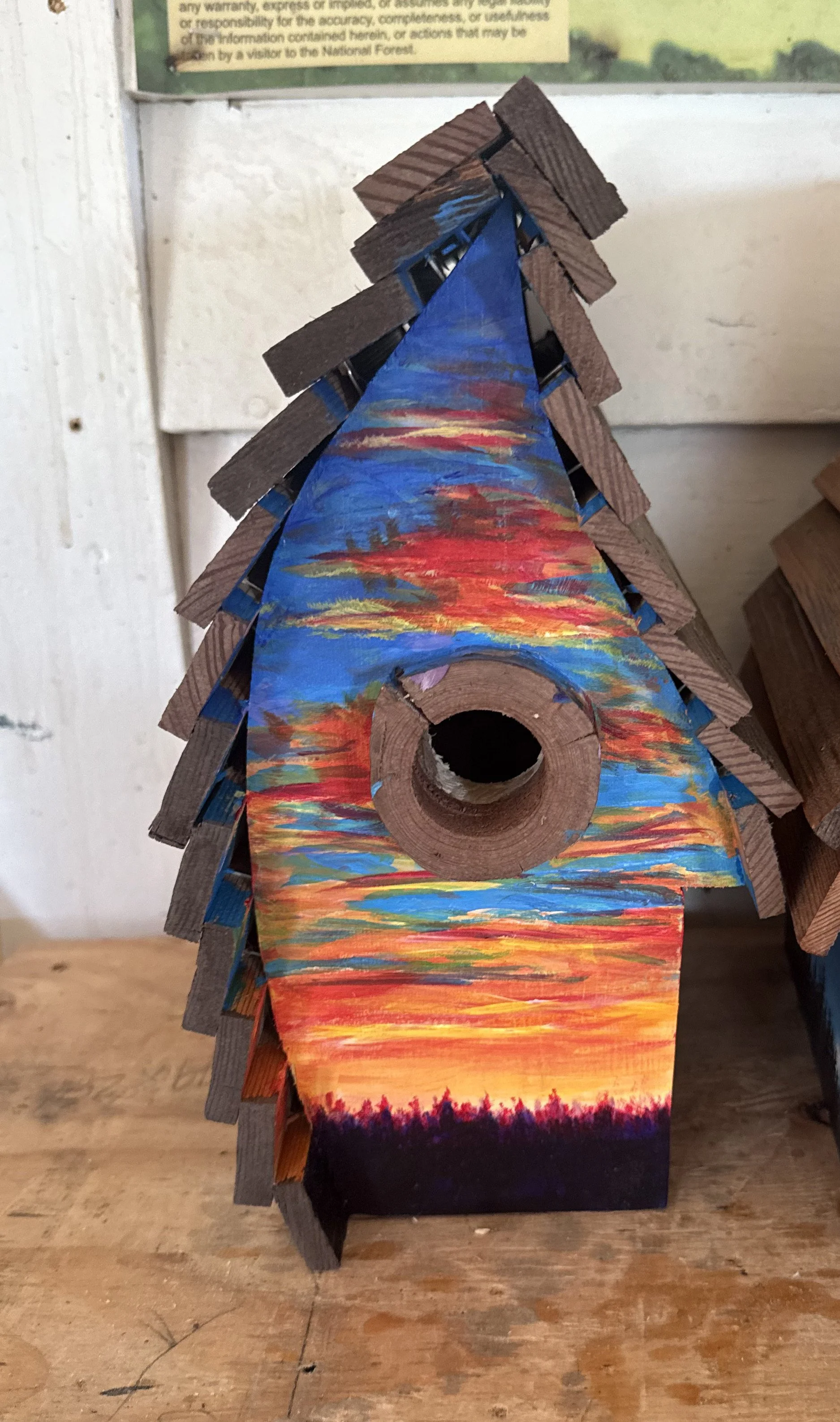 Sunset Birdhouse
