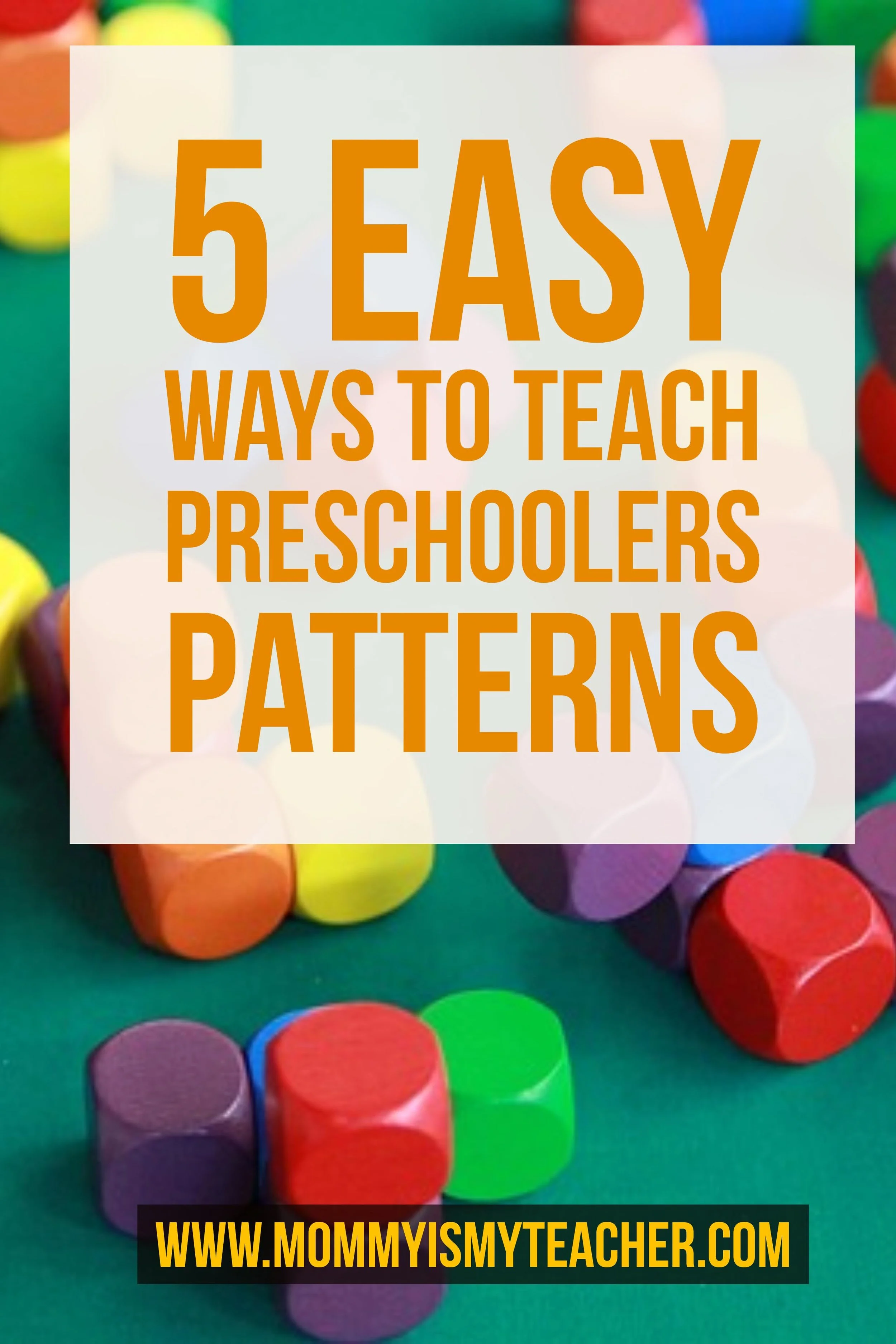 5 Easy Ways to Teach Your Preschool Child Patterns