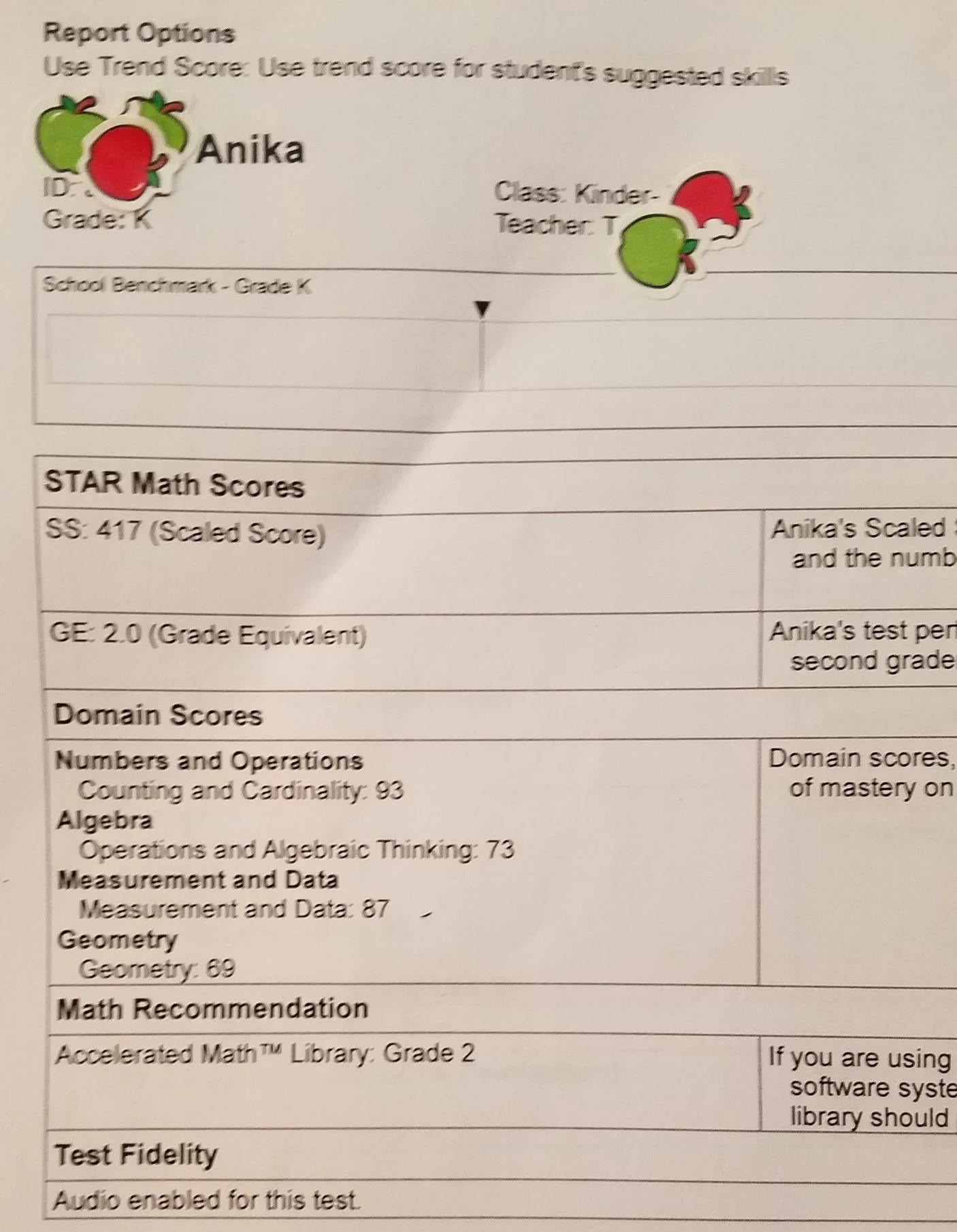 Kindergarten Math: 2nd Grade Level