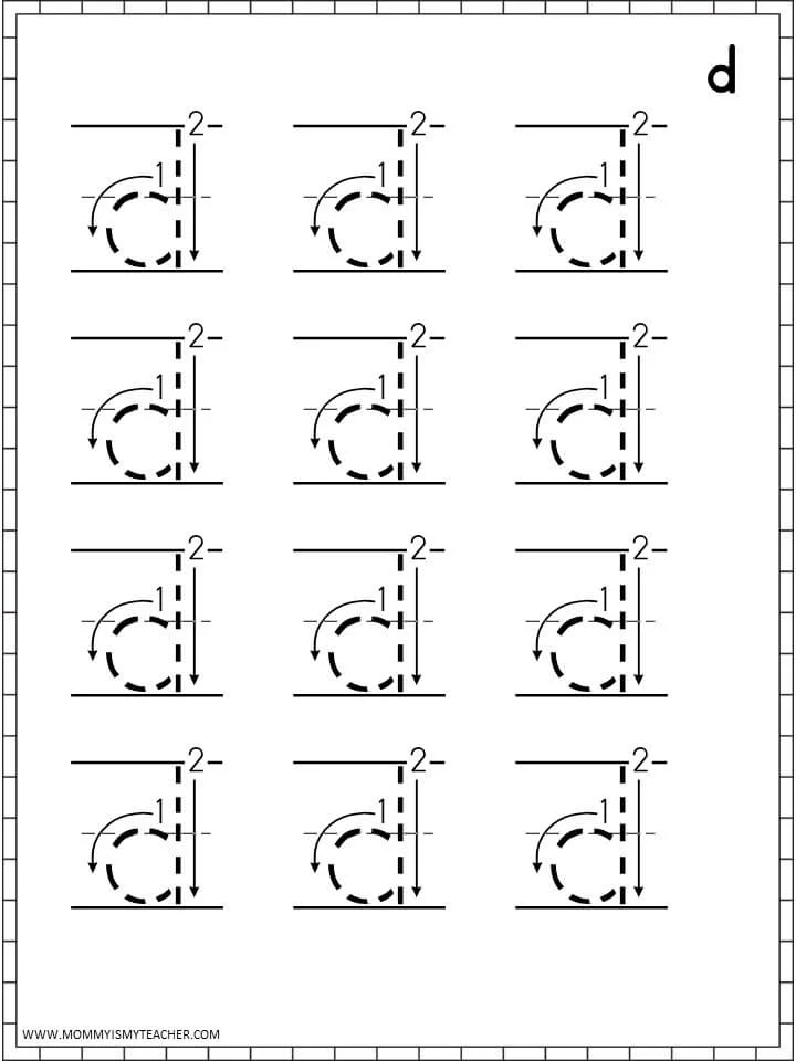 LETTER D PRINTABLES — Mommy is My Teacher