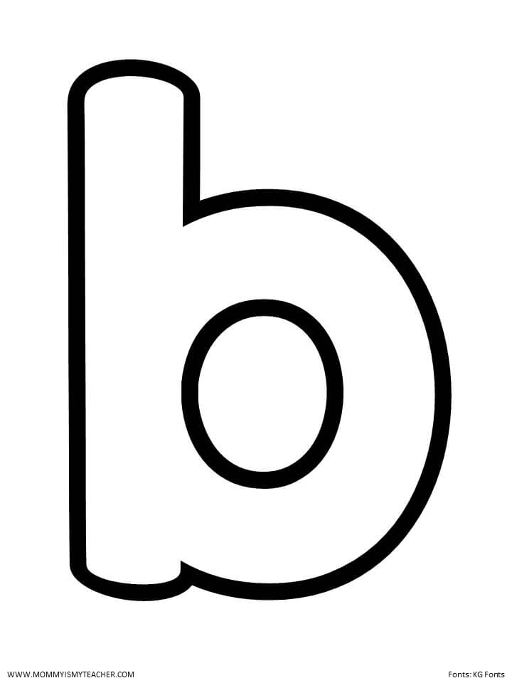 FREE* All About Letter B Printable Worksheet