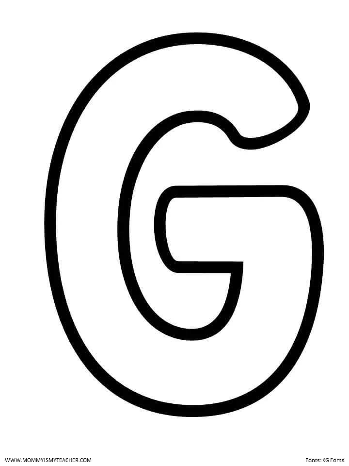 The Best Letter G Worksheets Mommy Is My Teacher