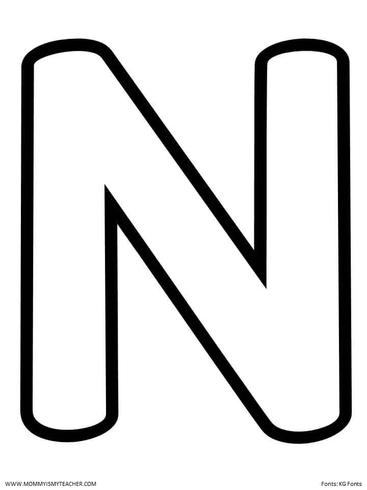 LETTER N PRINTABLES — Mommy is My Teacher