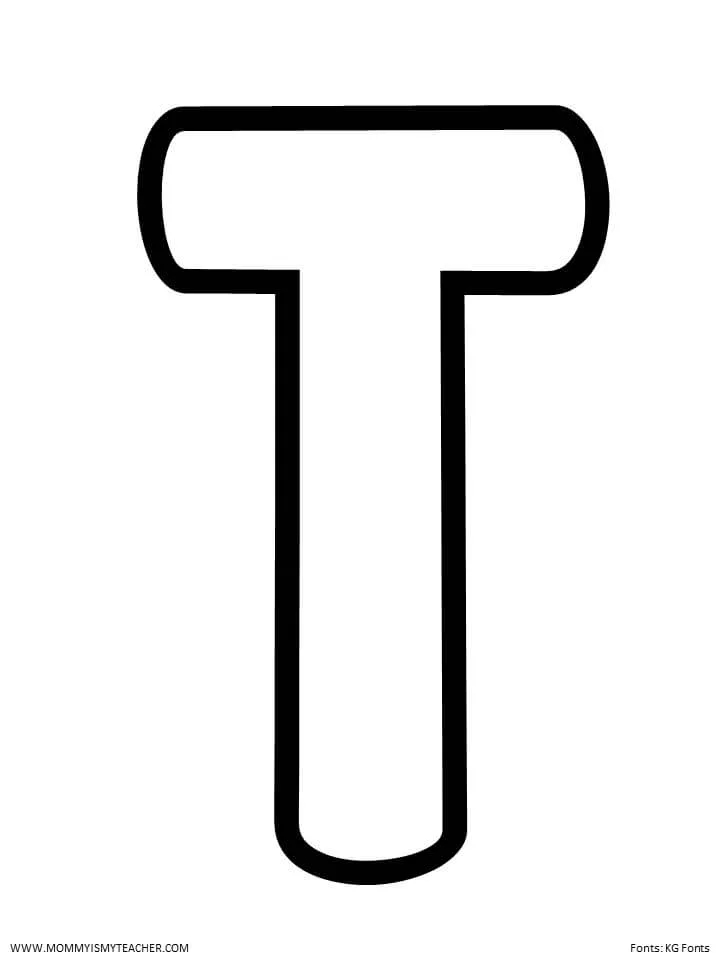 LETTER T PRINTABLES Mommy Is My Teacher