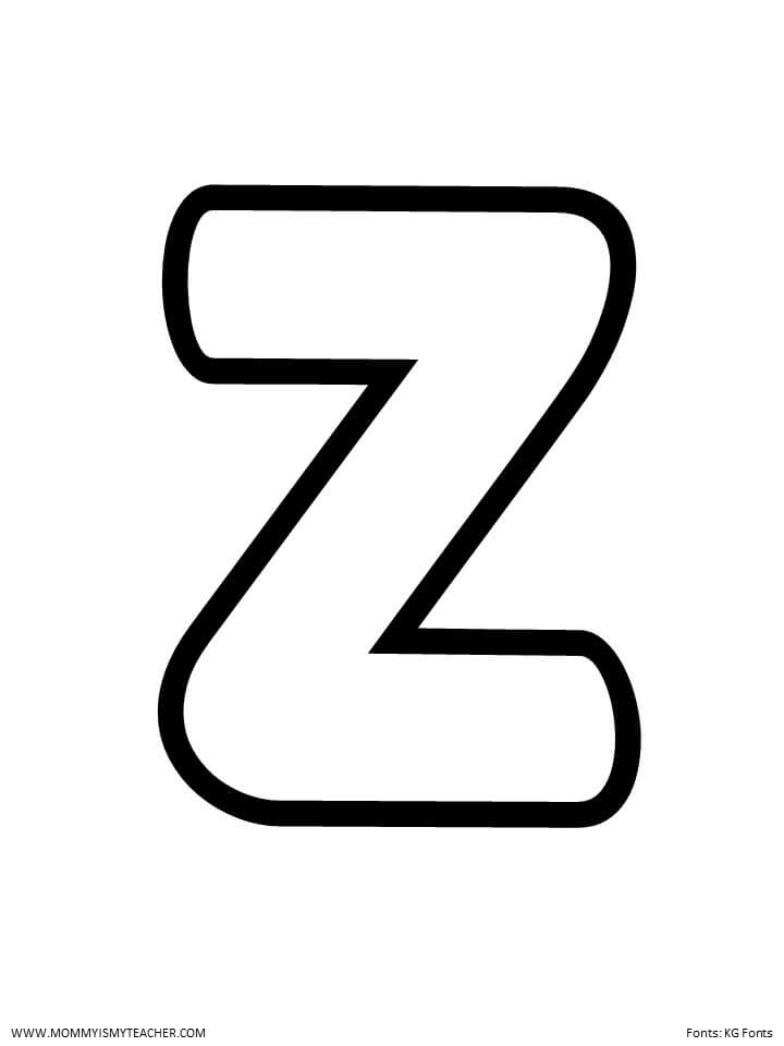 Letter of the week: LETTER Z-NO PREP WORKSHEETS- LETTER Z Alphabet Lore  theme