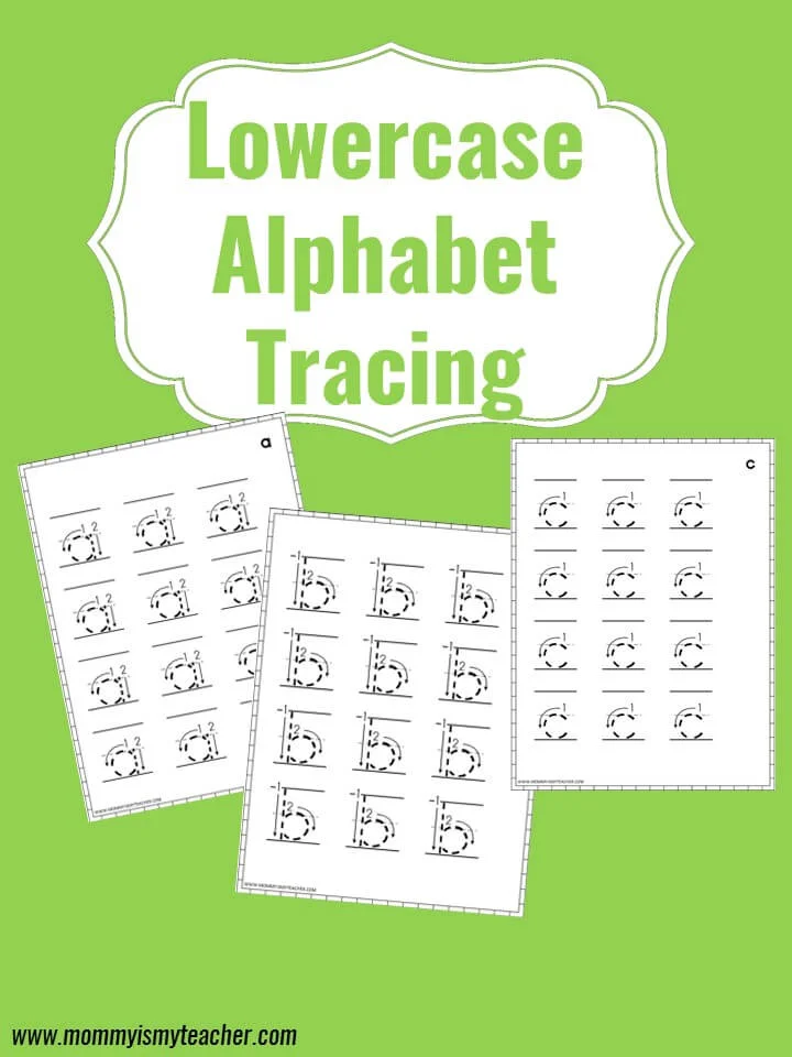 Alphabet Worksheets — Mommy is My Teacher