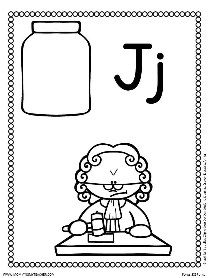LETTER J PRINTABLES — Mommy is My Teacher