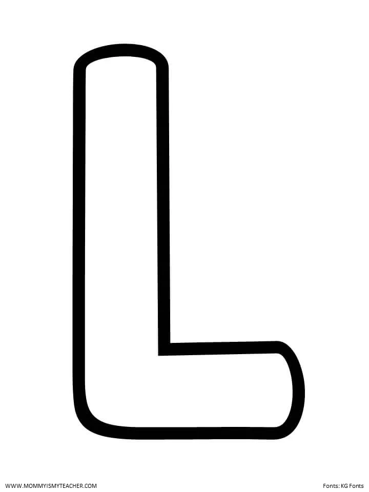 LETTER L PRINTABLES Mommy Is My Teacher