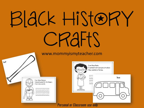5 Free Crafts for Black History Month — Mommy is My Teacher