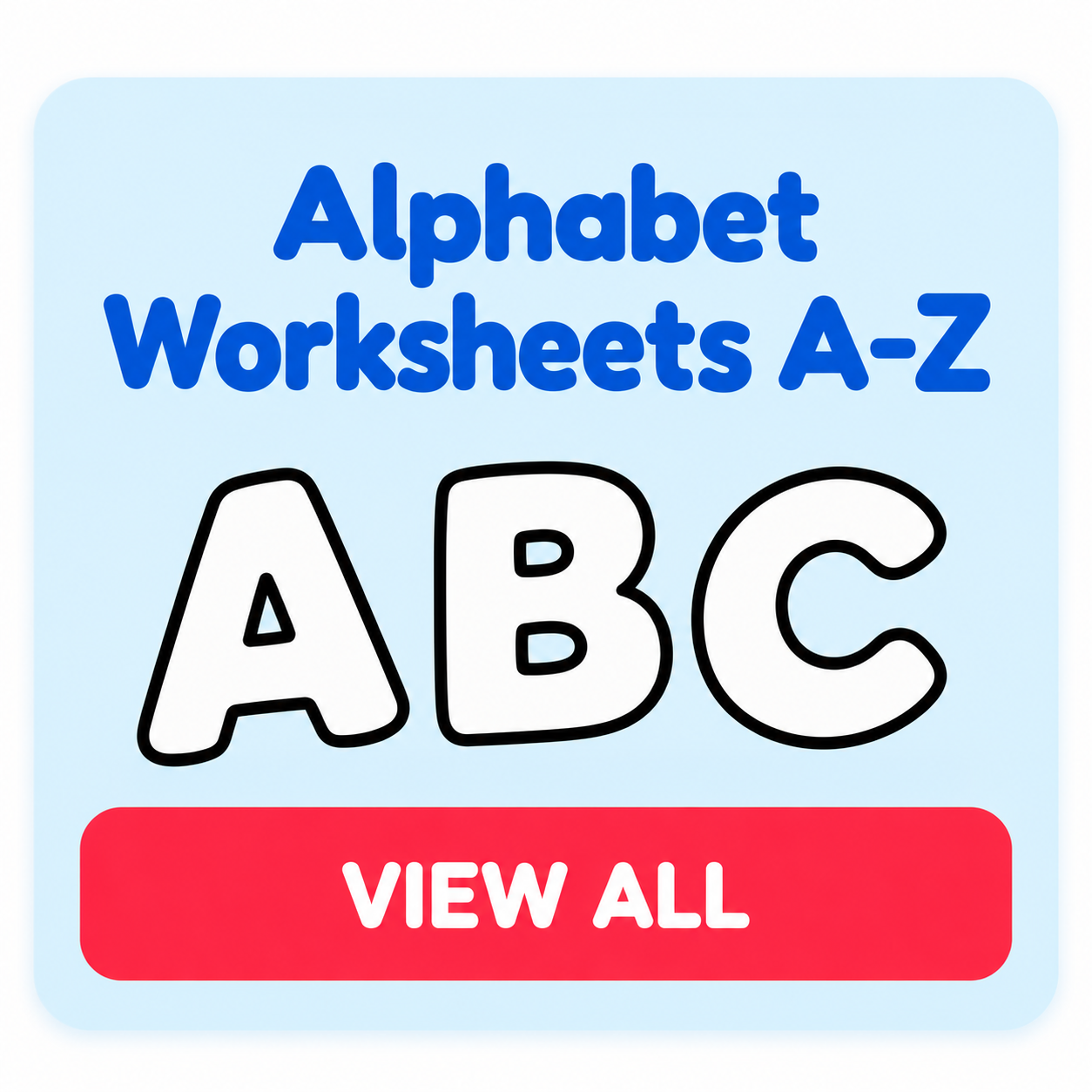Free Alphabet Worksheets