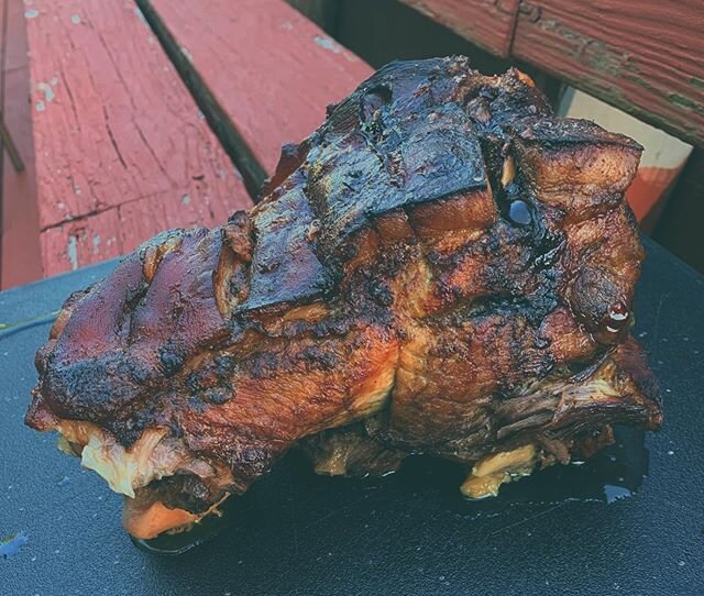 twas 90 degrees today and i kept the oven on for 5 hours and it was worth it!!!! // pork shoulder marinated and braised in citrus juice and some good ol&rsquo; budlight