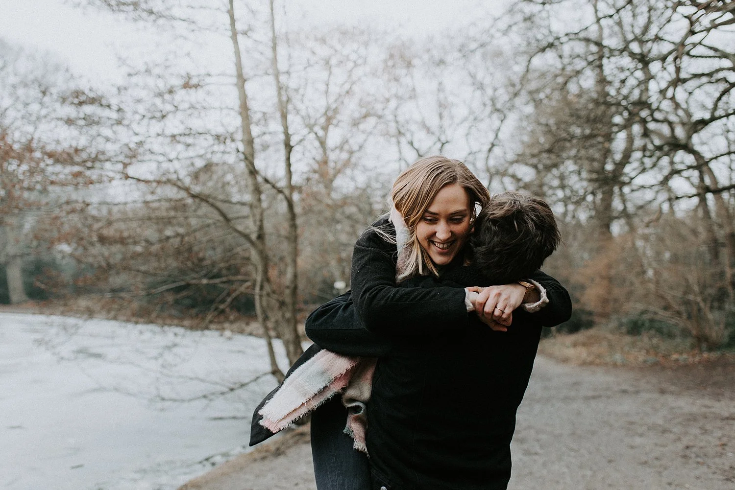 April and Ricardo's Intimate Engagement Session in Wimbledon Common - Anna Mathilda Photography, Intimate Wedding Photographer in Surrey