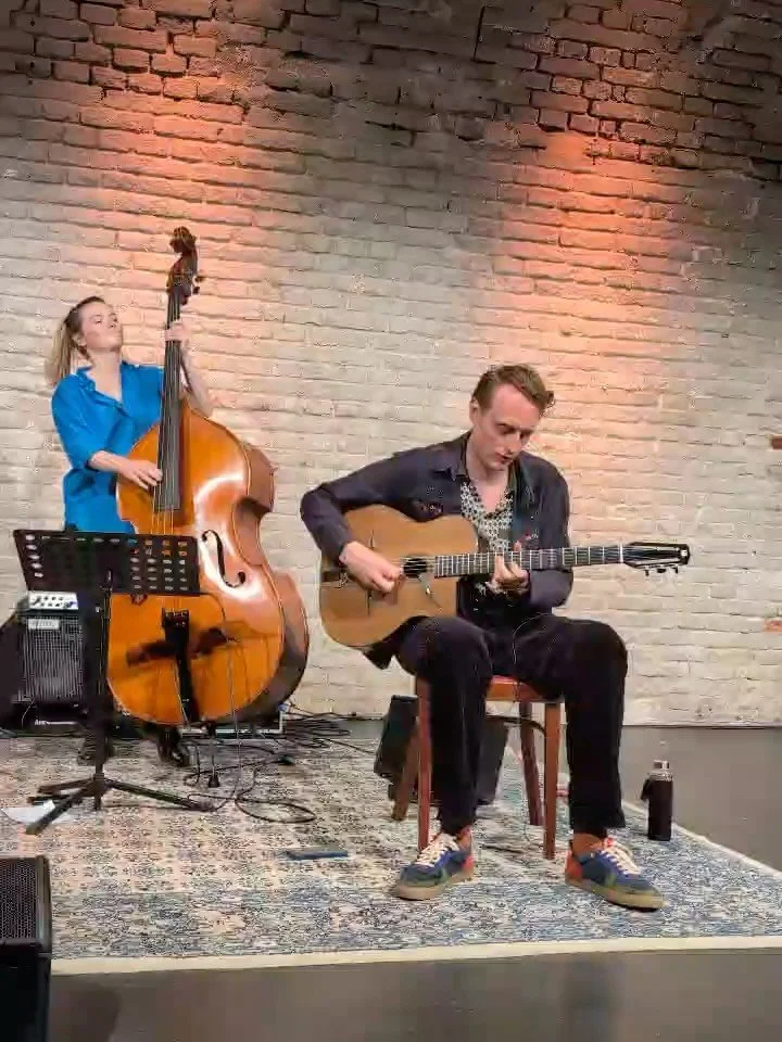 A great weekend in Munich! 

Huge thanks to @juliahornungbass and @giangiacrosso_guitar for organising and so cool to play with the awesome @evasurseine 😎 

Back to London ✈️ this Friday I&rsquo;ll be at @morocco_bound_bookshop and then @pizzaexpres