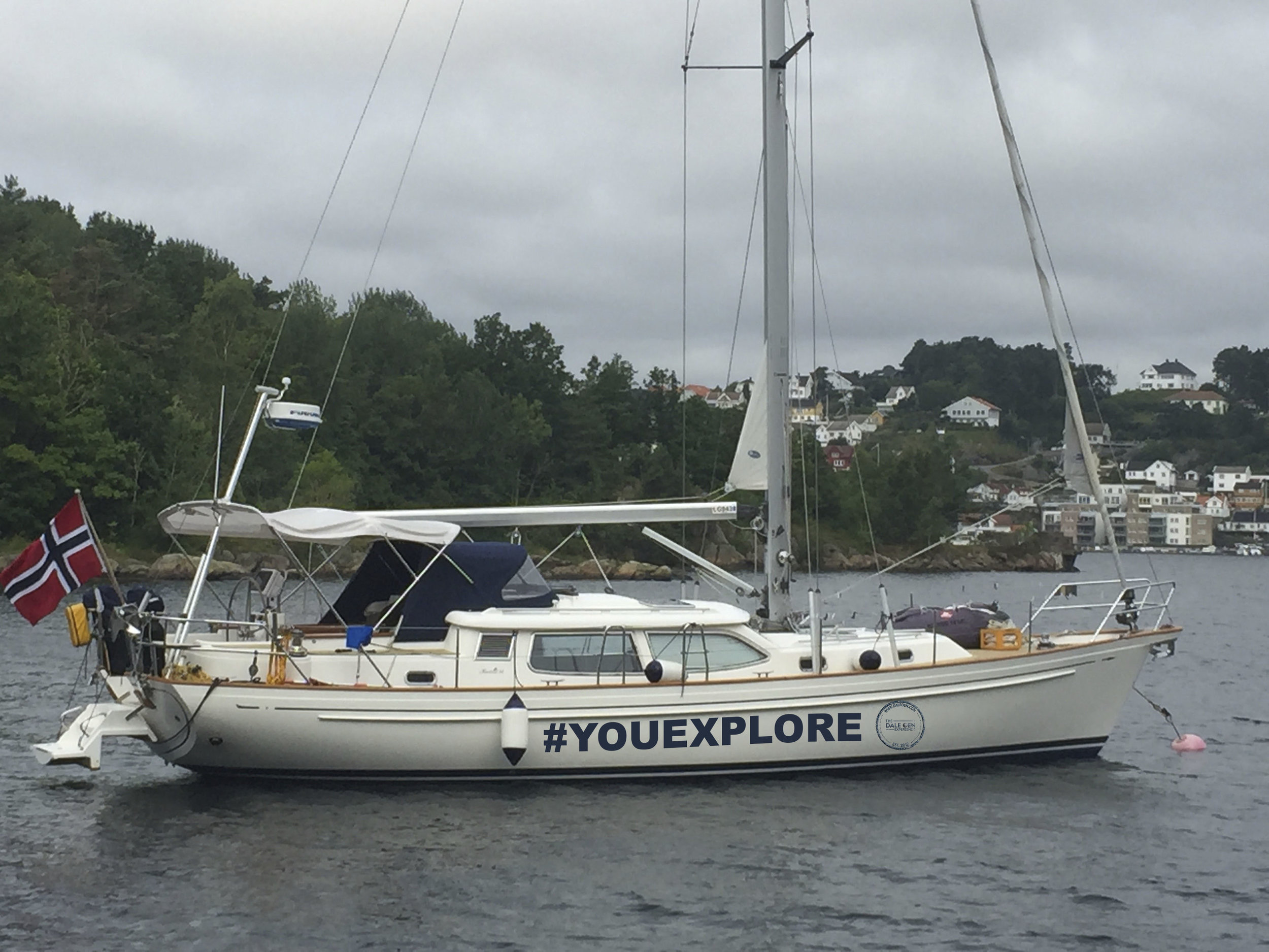 SY YOUEXPLORE 45 feet built in solid Orust standard. This Fantasi have 3 Cabins and have a total of 7 beds. 2 beds in the forward cabin, 1 double bed cabin starbord aft, 1 double bed in the port stern cabin, and 1 single bed in the starboard mid cabin. She houses 6 guest in a very fine way! Life Raft: Viking 8 man Communication: VHF, HF, Iridium phone, EPIRB