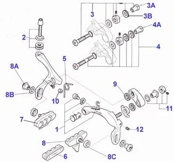bicycle brake components