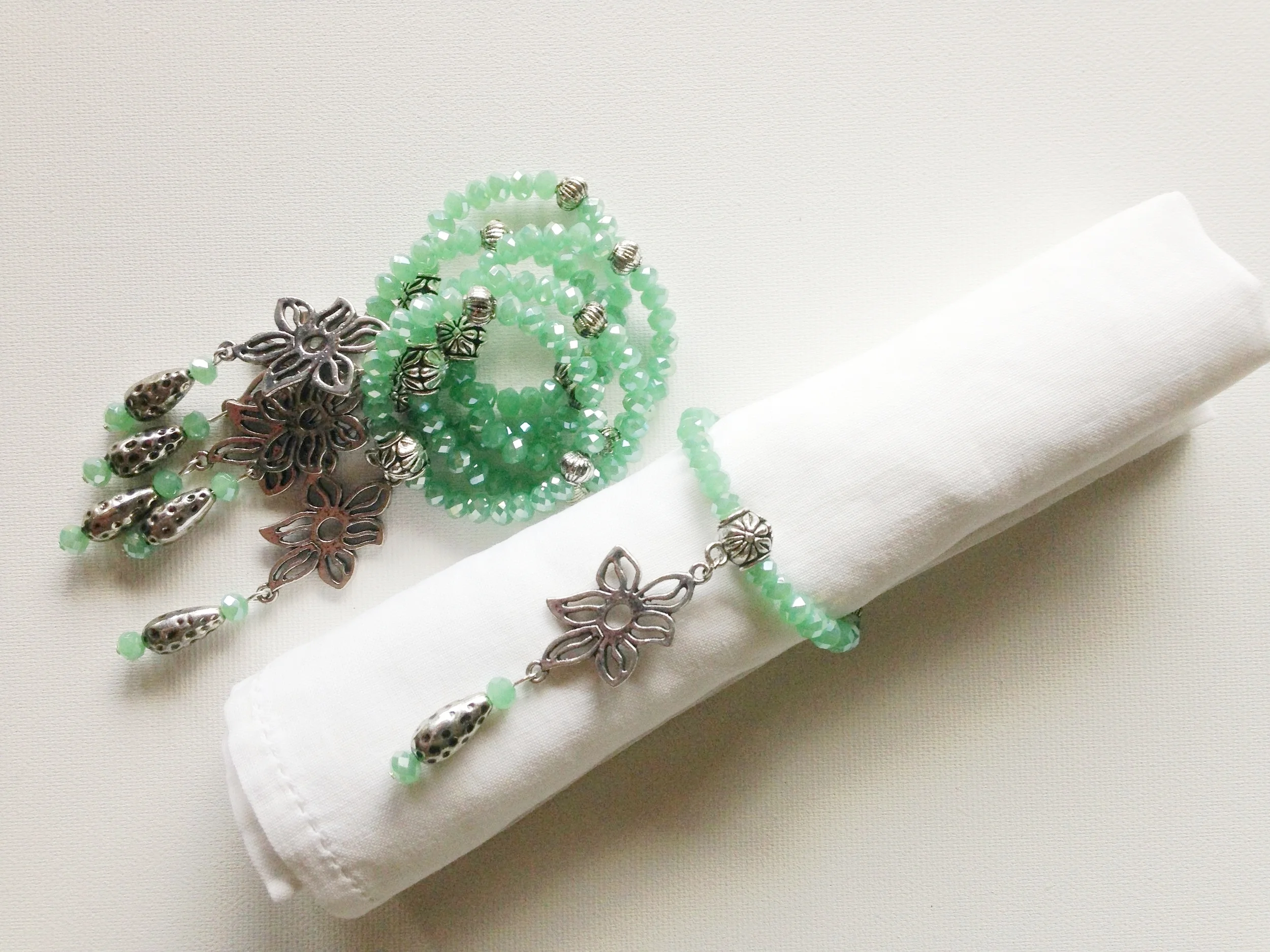  Jade Green Crystal. &nbsp;&nbsp; $45 set of 12. &nbsp;Available in other colors.  