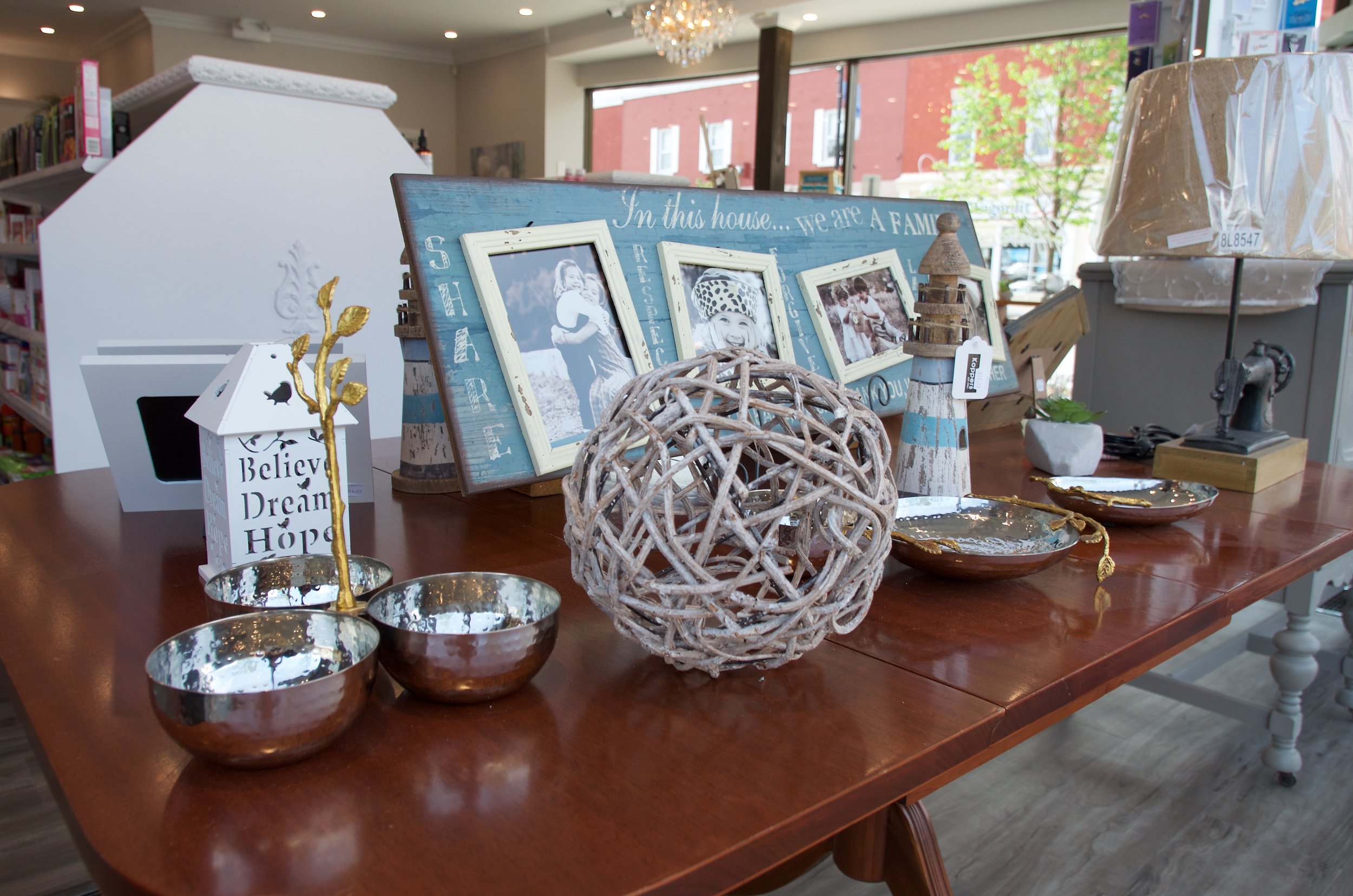 Wide selection of giftware