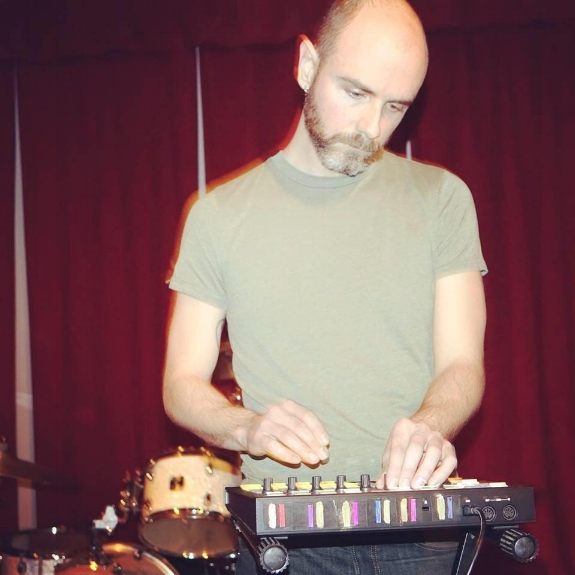 Performing at Bmore on Fire, Wind Up Space, Baltimore, 2015. Photo by Kevin James