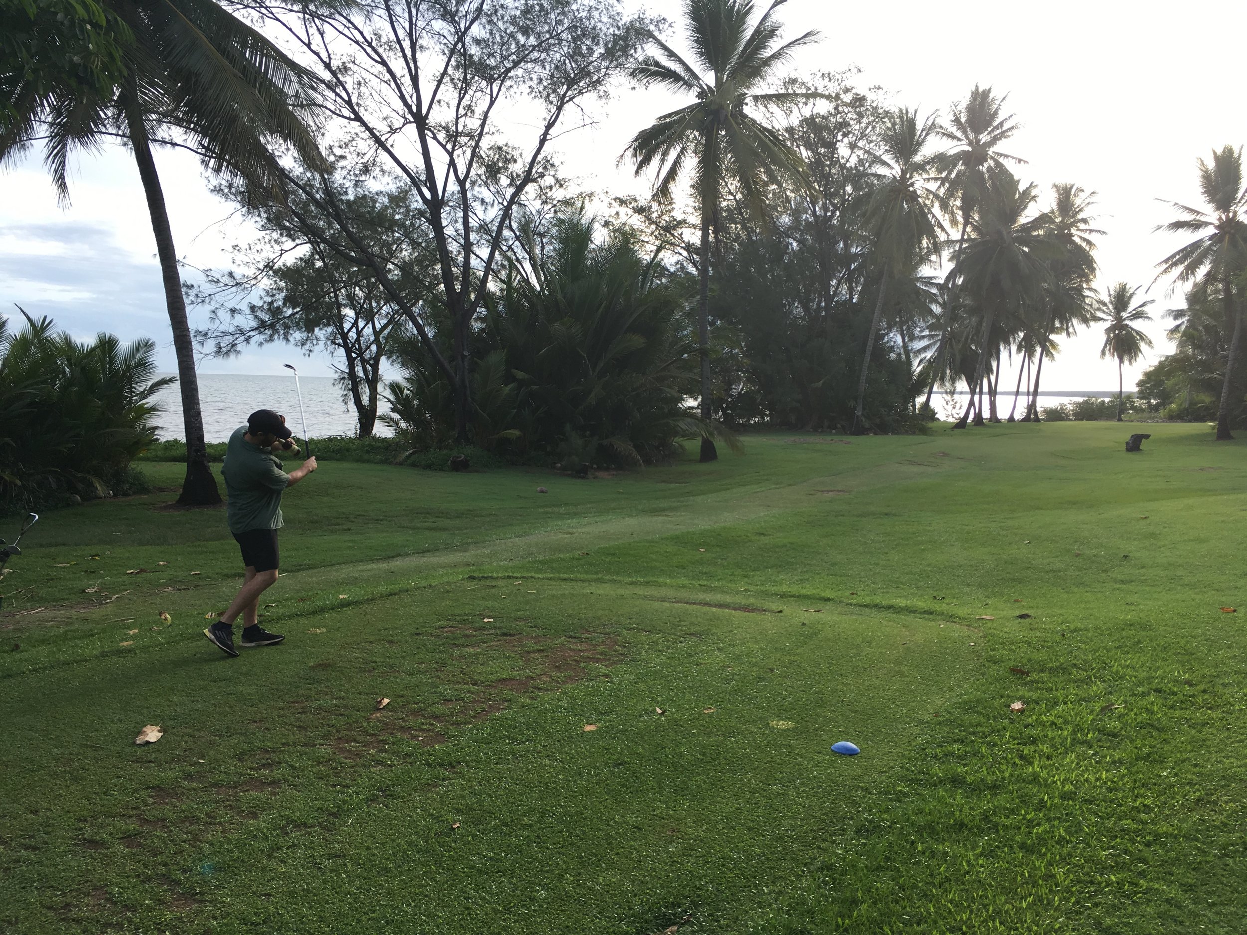 No spills, ball in ocean