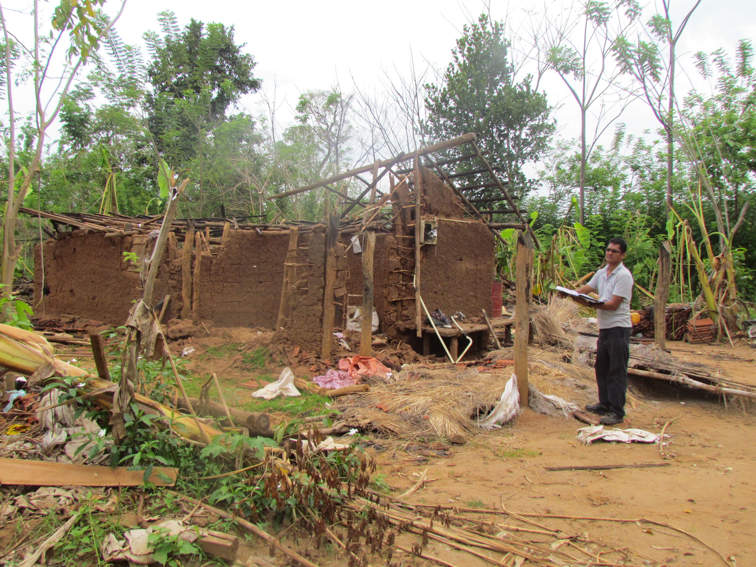 Ashoka recording property damages done by elephants in the villages bordering the UWNP