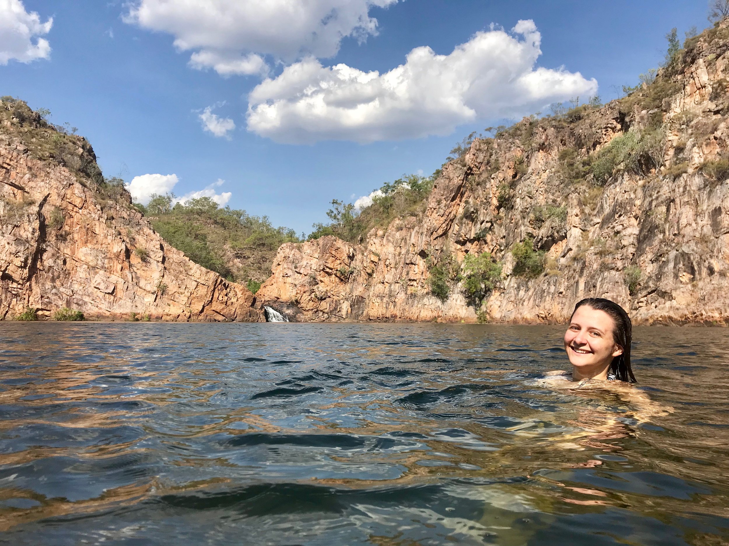 ......with a bit of sightseeing along the way at Edith Falls