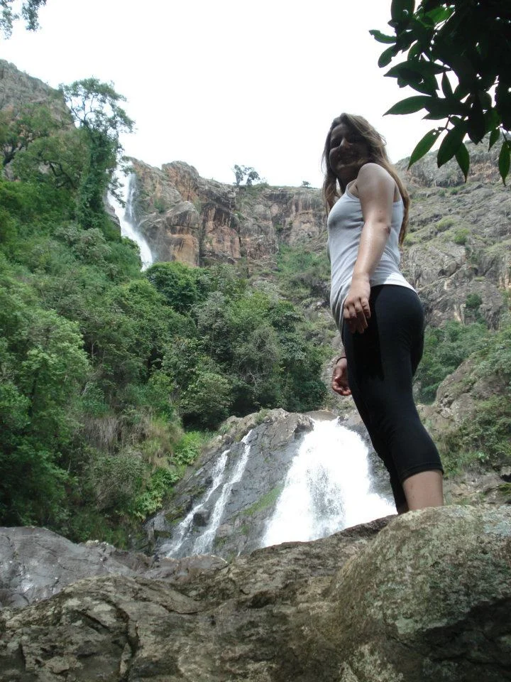 At one of the beautiful waterfalls from Serra da Canastra, Minas Gerais, where you can find both Mata Atlantica Forest and the brazilian Cerrado biomas.