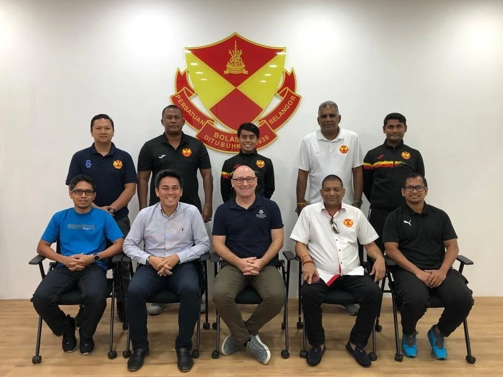 Professor Robbie was in Malaysia recently to present research report on the technical development of their junior players to the General secretary of FA Selangor and his coaches. More updates on this amazing research collaboration soon!